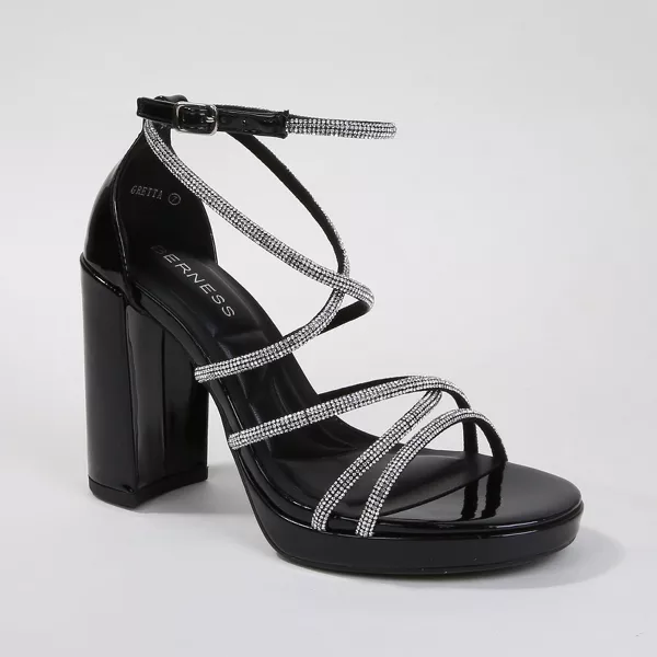 Women's Gretta Rhinestone Strappy Platform Heels