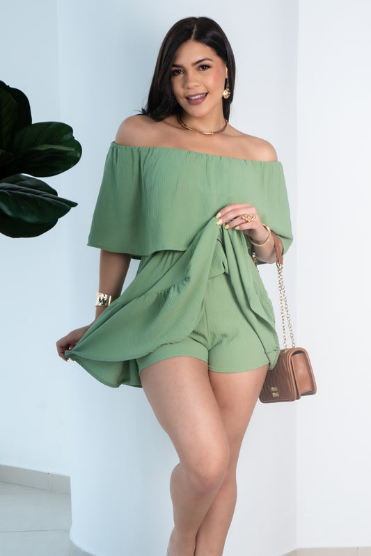 Layered A-Line Jumpsuit
