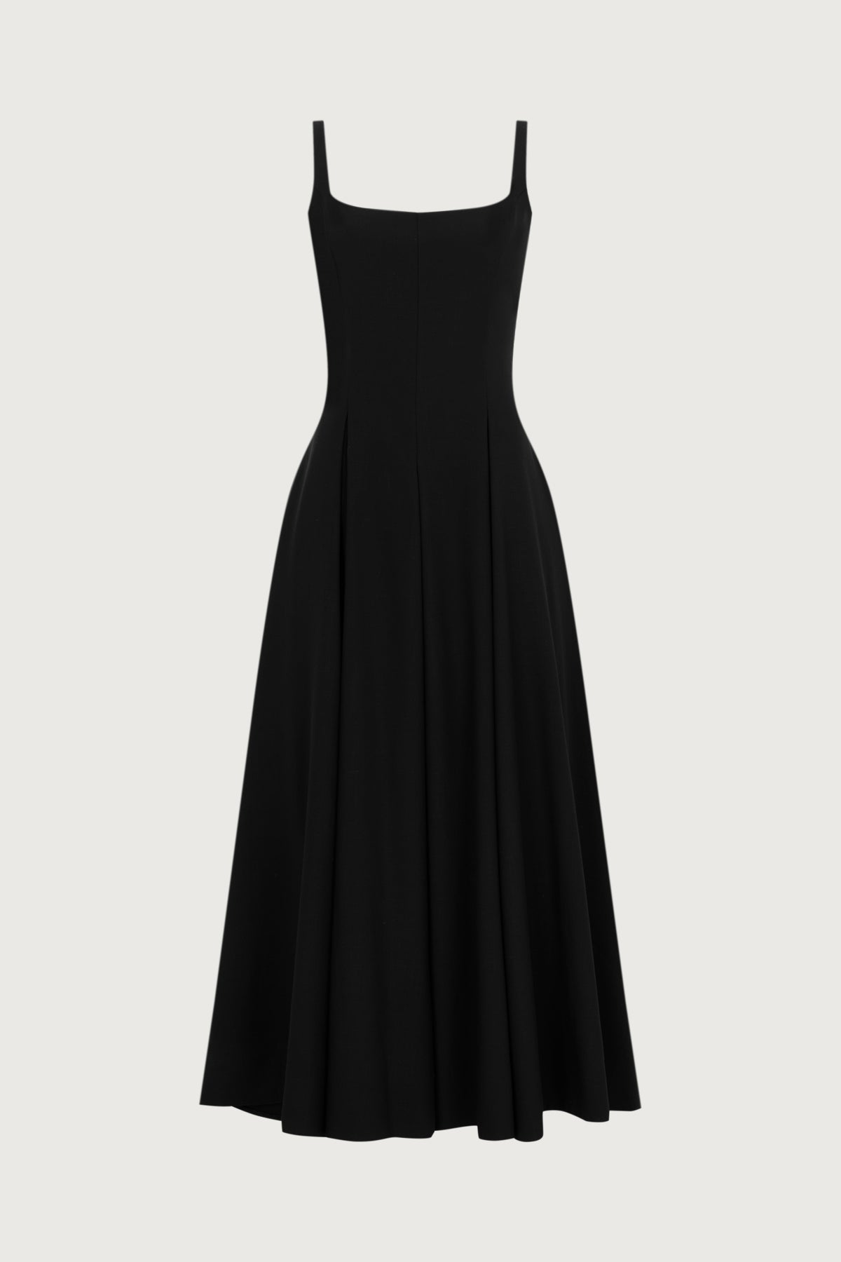 French suspender waist dress