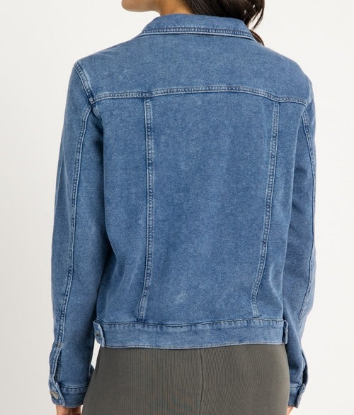 Soft Stretch Denim Jacket