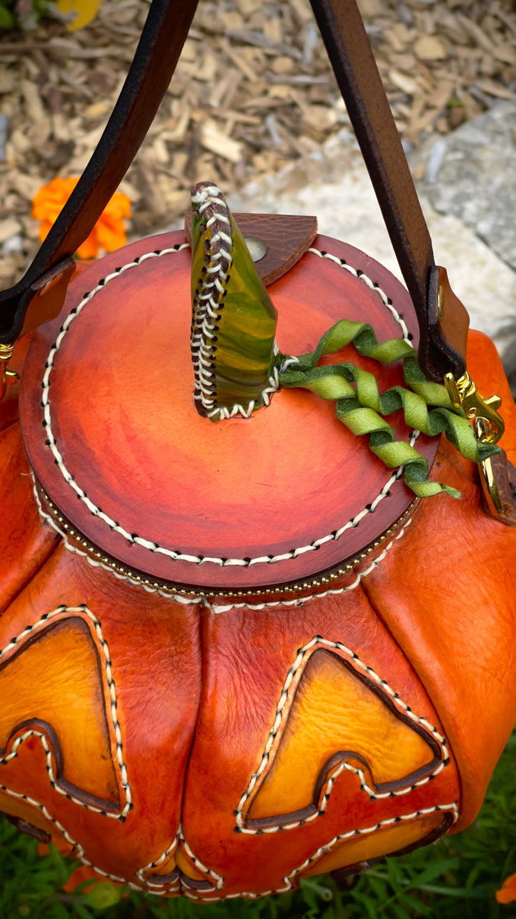 Halloween pumpkin crossbody bag