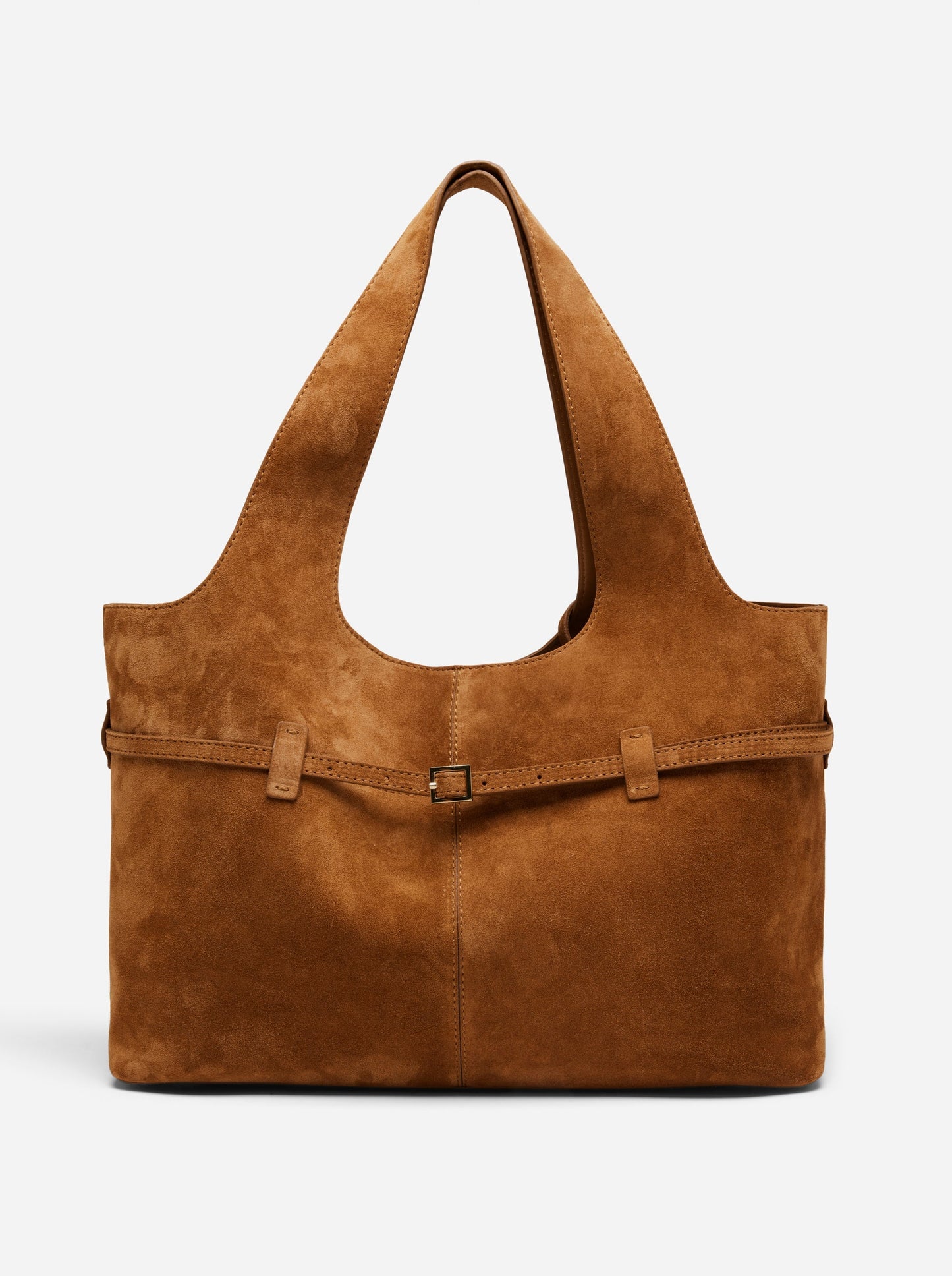 Suede handbag large capacity tote bag