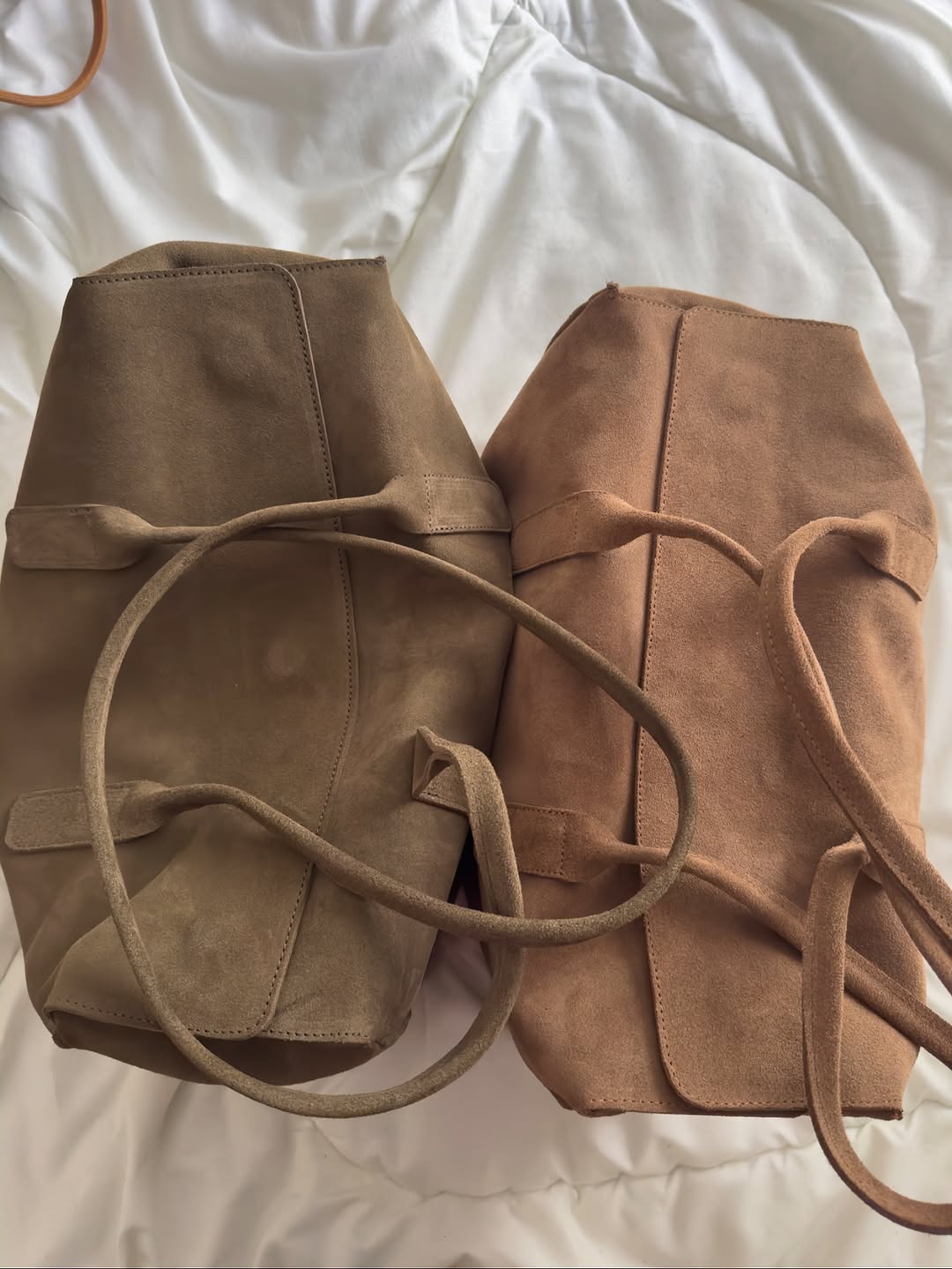 Suede Bag Large Capacity Vintage Tote Bag Shoulder Bag