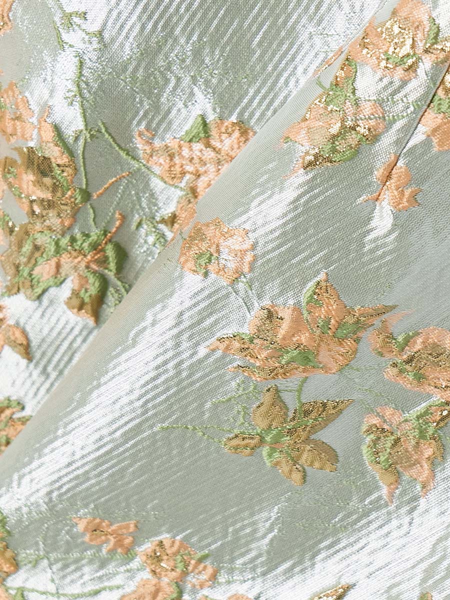 Elegant Printed Coat & Dress