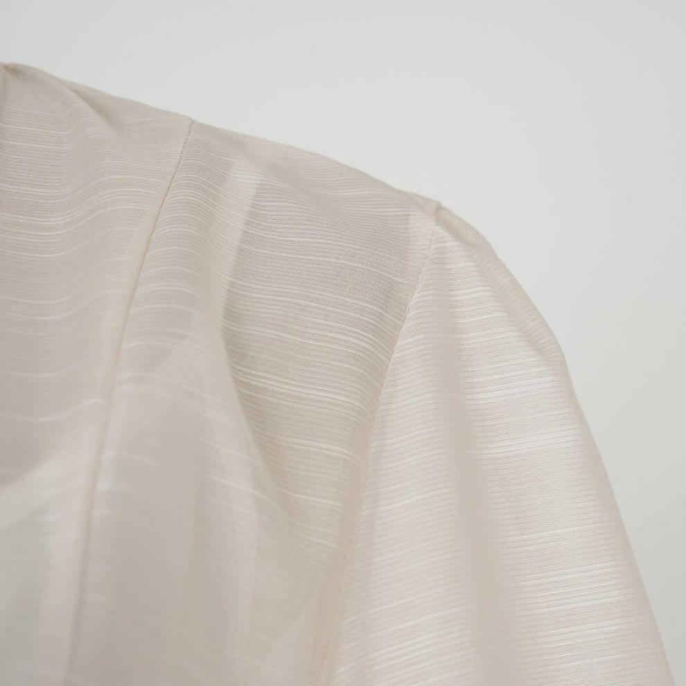 Stand collar pattern button design long dress