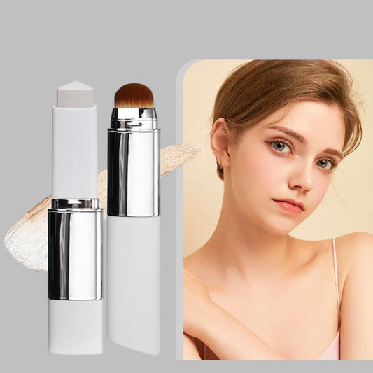 Medium to Full Coverage Dewy Finish Base Makeup - Dual-Ended with Detachable Brush