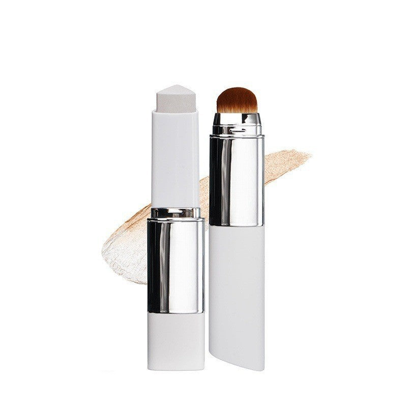 Medium to Full Coverage Dewy Finish Base Makeup - Dual-Ended with Detachable Brush