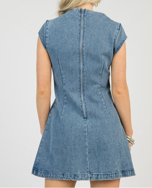 Pocket Dress Denim