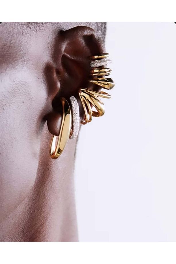 Multi-layer metal ear cuff