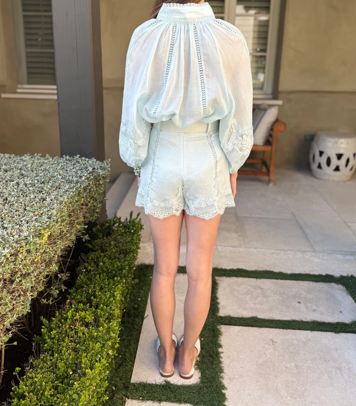 Elegant Ladies Hollow Summer Suit