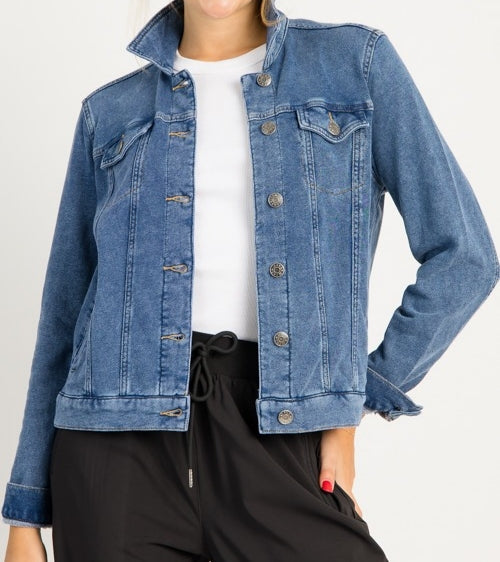 Soft Stretch Denim Jacket