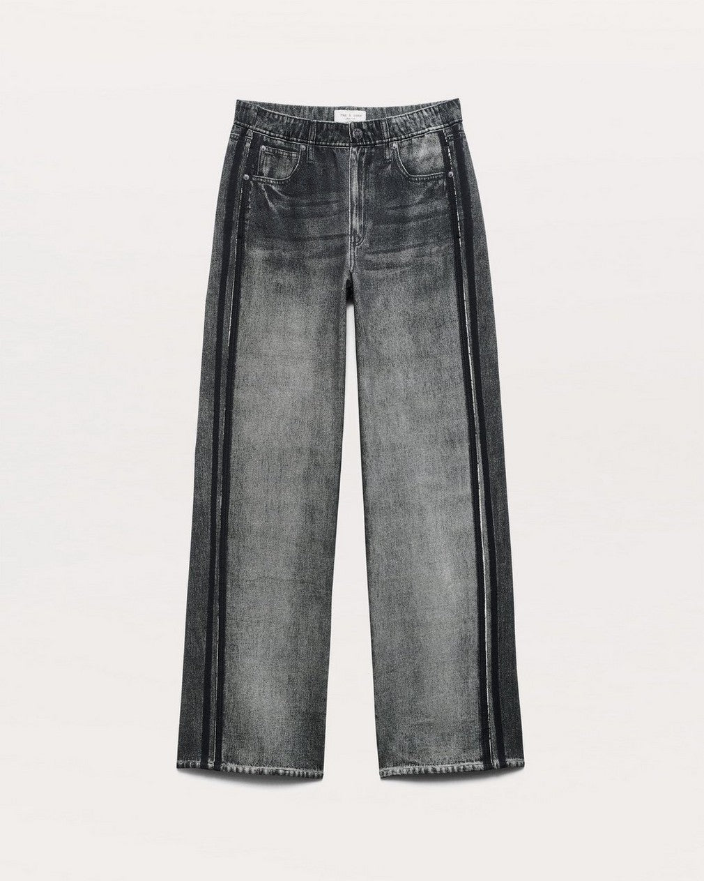 Side stripe soft jeans