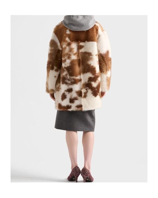 Women's Brown Shearling Coat