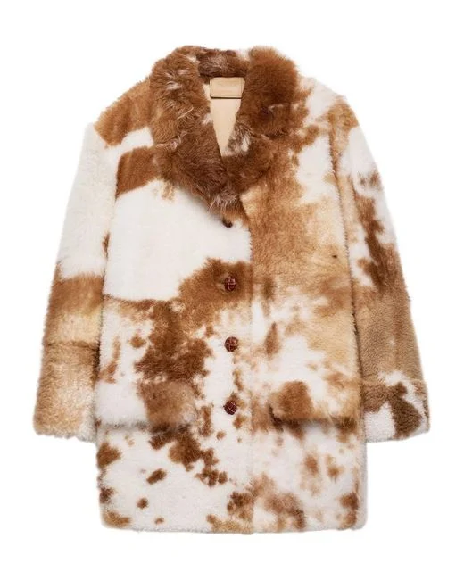 Women's Brown Shearling Coat
