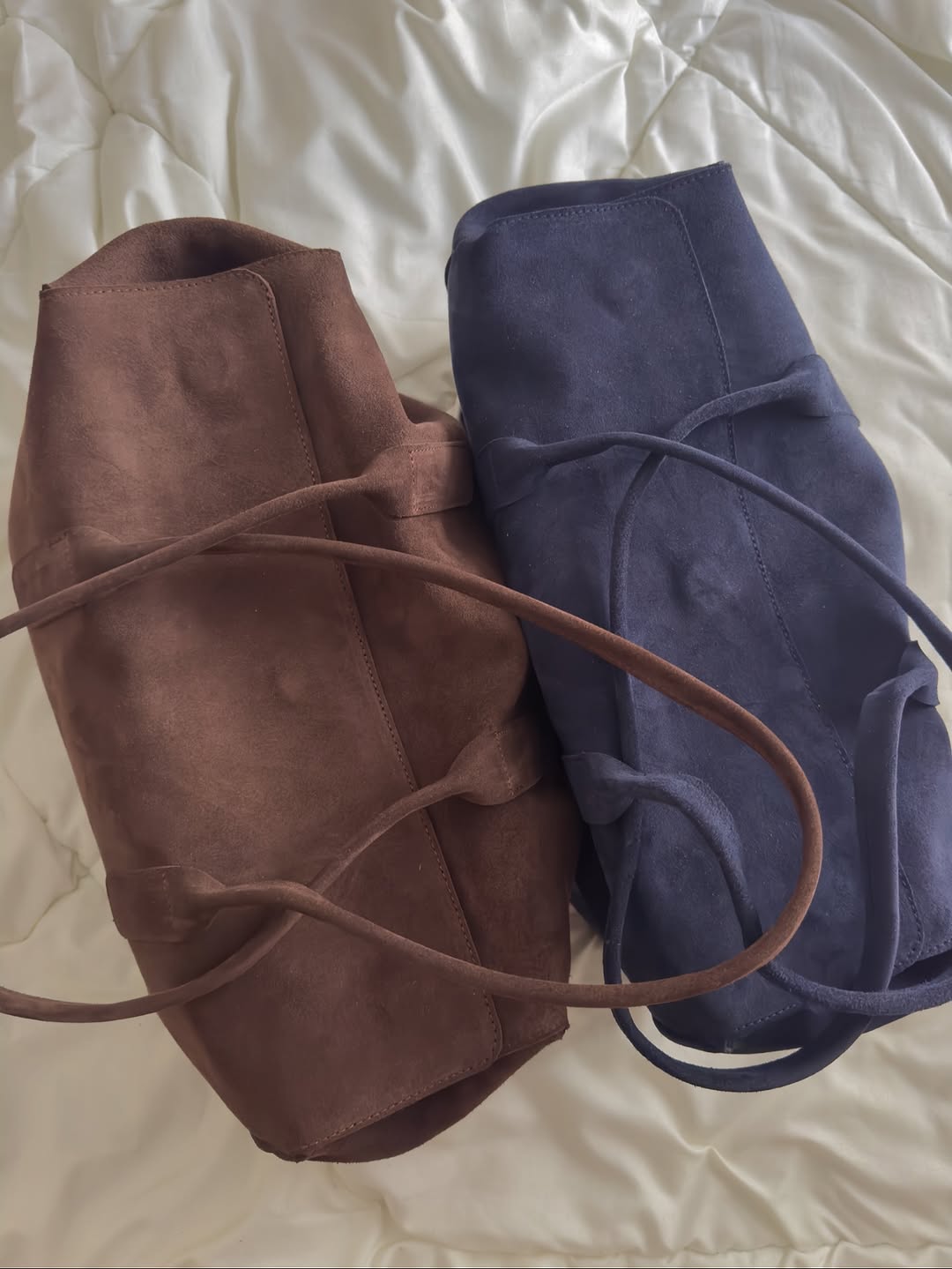 Suede Bag Large Capacity Vintage Tote Bag Shoulder Bag