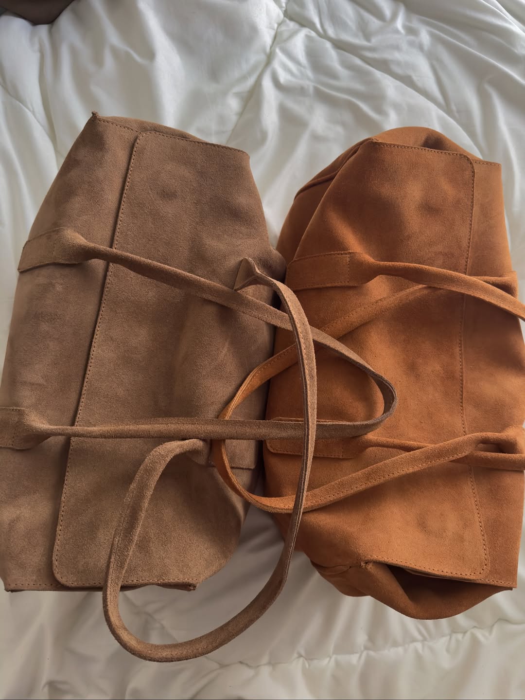 Suede Bag Large Capacity Vintage Tote Bag Shoulder Bag