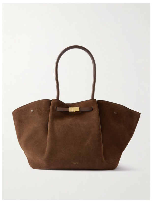 Women's cowhide tote bag shoulder handbag