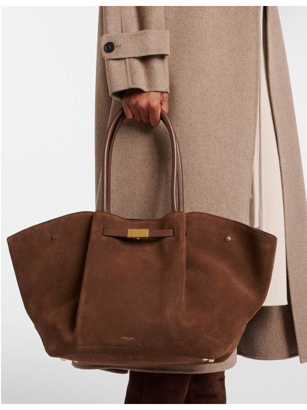 Women's cowhide tote bag shoulder handbag