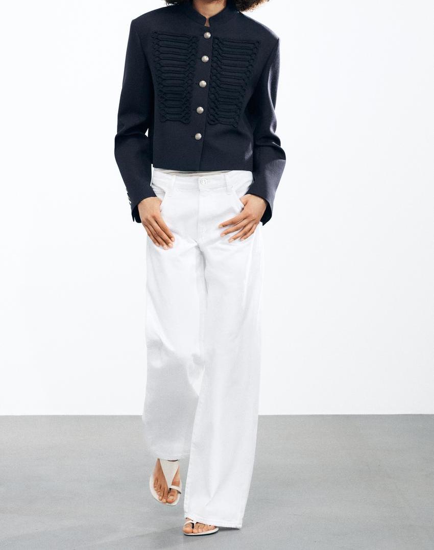 Wool drawstring jacket