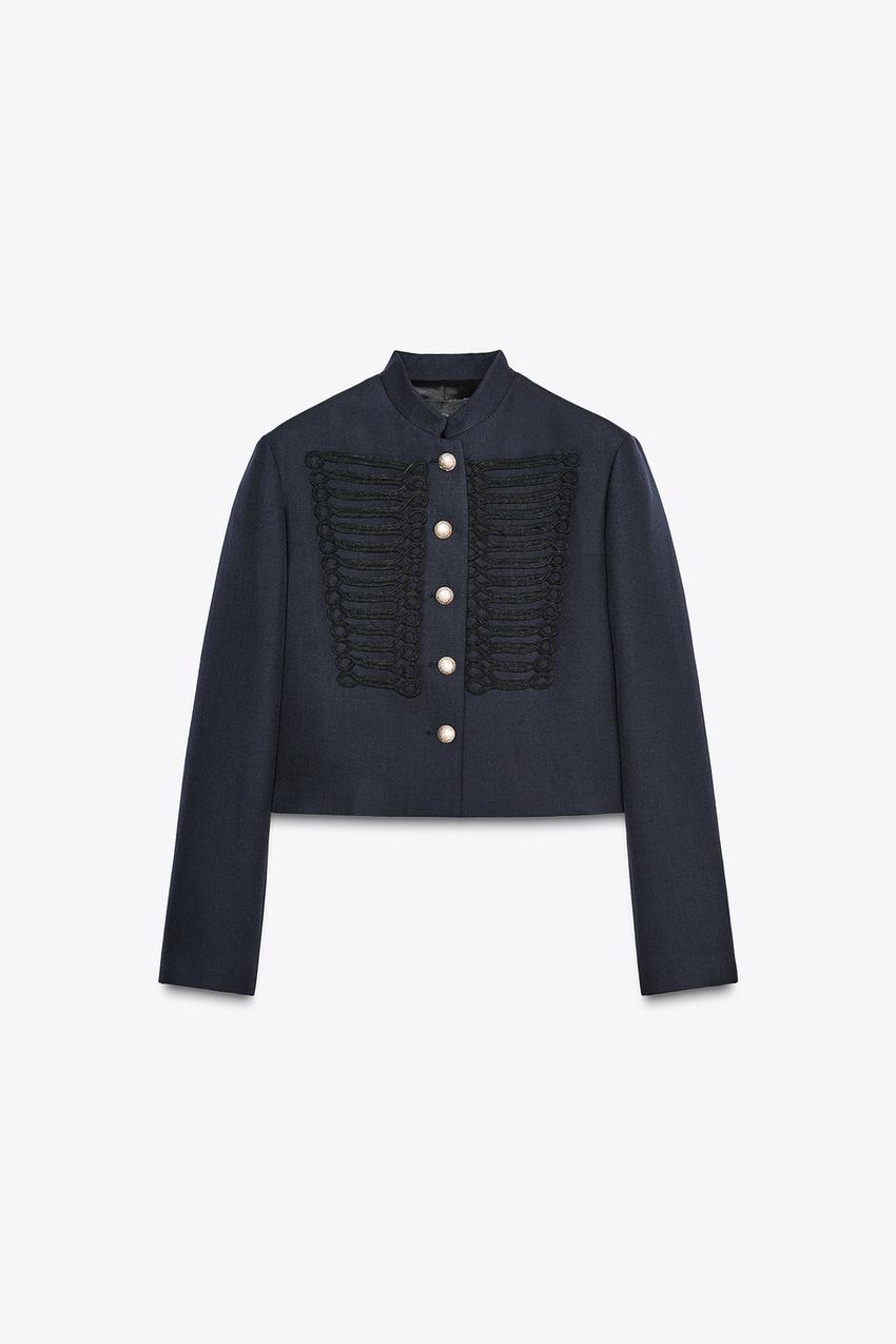 Wool drawstring jacket