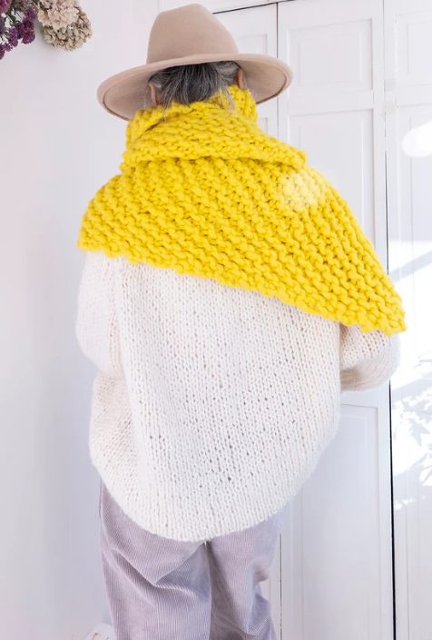 Merino wool women's shawl