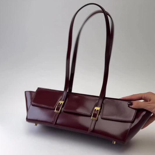 Suede & Leather Large Capacity Handbag Shoulder Bag