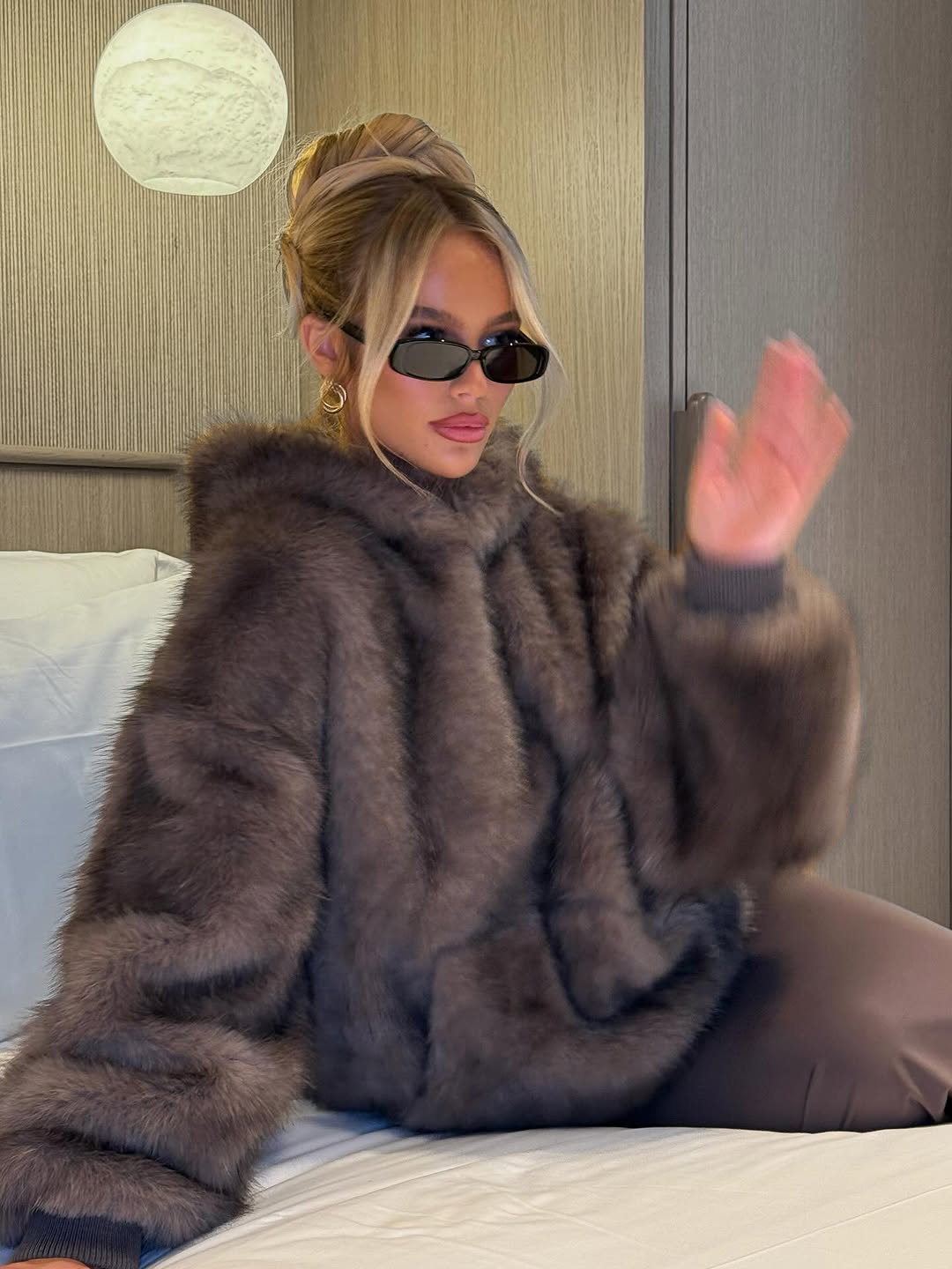 Premium ultra soft faux fur jacket