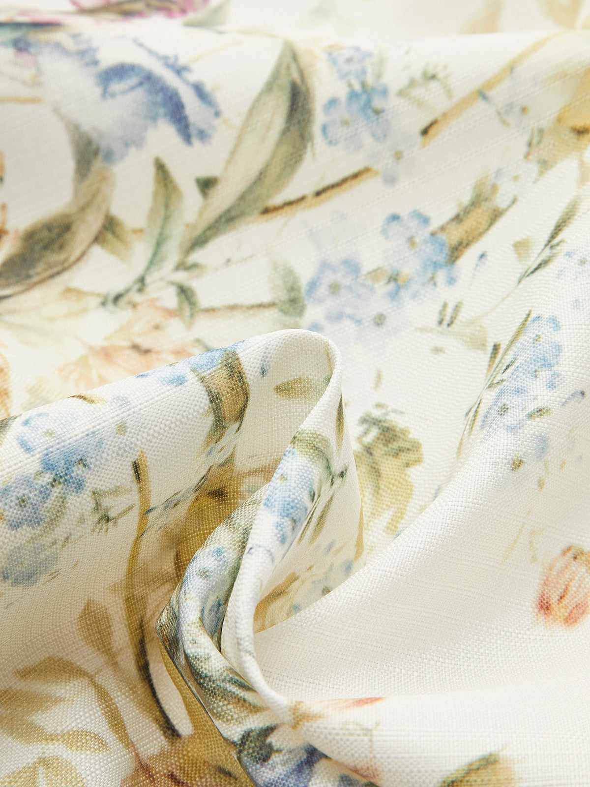 Stand collar single breasted printed dress